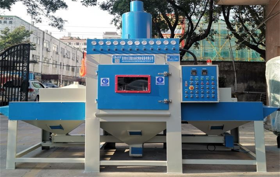 輸送式自動噴砂機(jī)